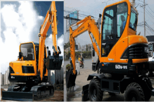 بیل مکانیکی لاستیکی یا زنجیری